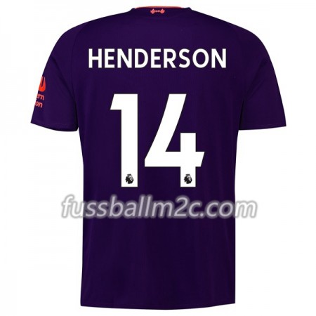 Fußballtrikots Liverpool Henderson 14 Auswärts Trikotsatz 2018-2019